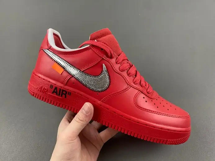 Off White x Nike Air Force 1 AO4297-600 Classic 3736 