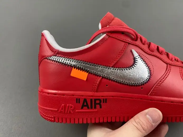 Off White x Nike Air Force 1 AO4297-600 Classic 3736 