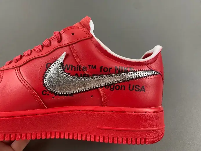 Off White x Nike Air Force 1 AO4297-600 Classic 3736 
