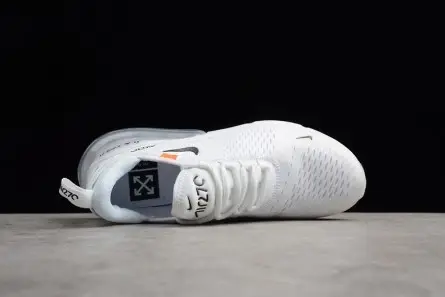 Off-White x Nike Air Max 270 Triple White AA8058-100 EyeCatching 5474 