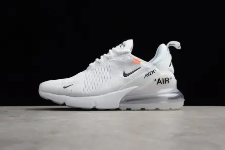 Off-White x Nike Air Max 270 Triple White AA8058-100 EyeCatching 5474 