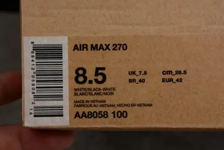 Off-White x Nike Air Max 270 Triple White AA8058-100 EyeCatching 5474 