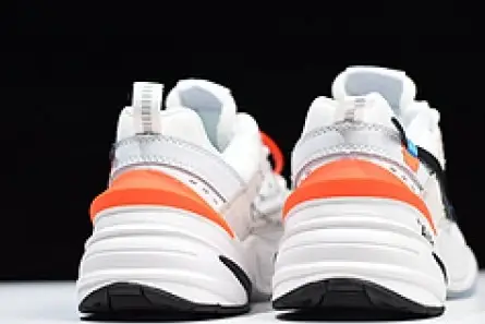 Off-White x nike M2K tekno White, Black & Team Orange A03108 058 Elegant 572 