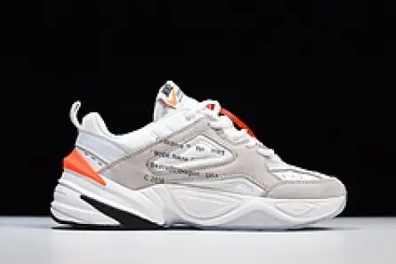 Off-White x nike M2K tekno White, Black & Team Orange A03108 058 Elegant 572 