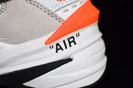 Off-White x nike M2K tekno White, Black & Team Orange A03108 058 Elegant 572 