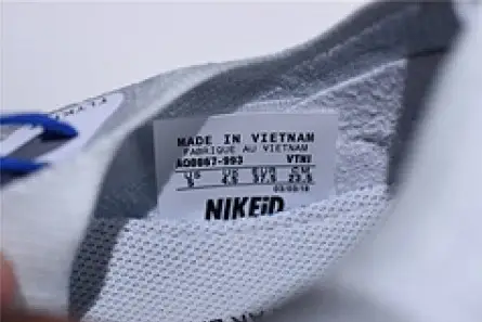Popular 9300 Nike Epic React Flyknit white blue AQ0067-993 