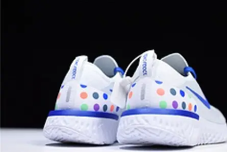 Popular 9300 Nike Epic React Flyknit white blue AQ0067-993  DACA1070
