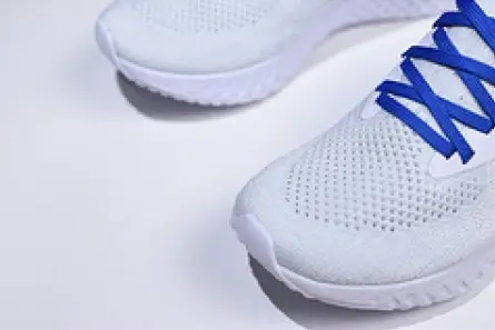 Popular 9300 Nike Epic React Flyknit white blue AQ0067-993 