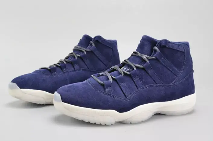 Practical 5411 AIR JORDAN 11 RETRO DEREK JETER NAVY SUEDE 351792-147 