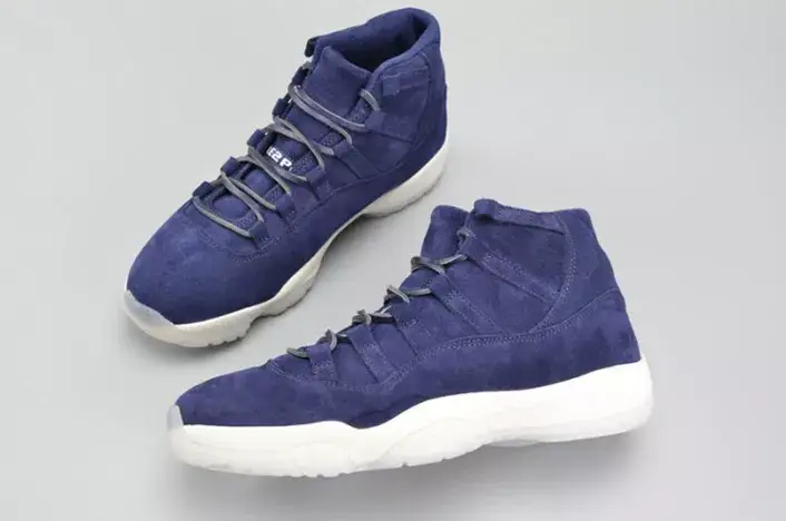 Practical 5411 AIR JORDAN 11 RETRO DEREK JETER NAVY SUEDE 351792-147 