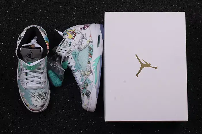 Practical 6883 Air Jordan 5 Wings AV2405-900 