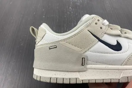 Practical 9942 Nike Dunk Low Disrupt 2 Pale Ivory Black (W) DH4402-101 