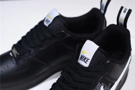 Refined 3017 Air Force 1 Low Utility Black White - AJ7747-001 