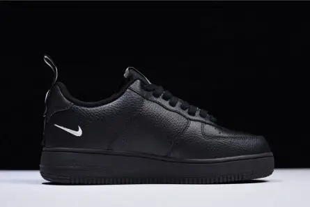 Refined 3017 Air Force 1 Low Utility Black White - AJ7747-001 