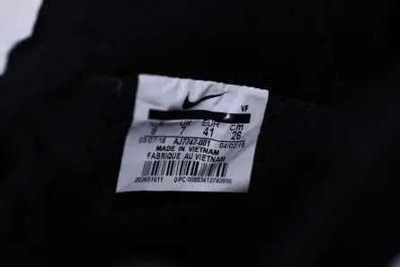 Refined 3017 Air Force 1 Low Utility Black White - AJ7747-001 