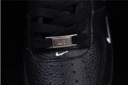 Refined 3017 Air Force 1 Low Utility Black White - AJ7747-001 