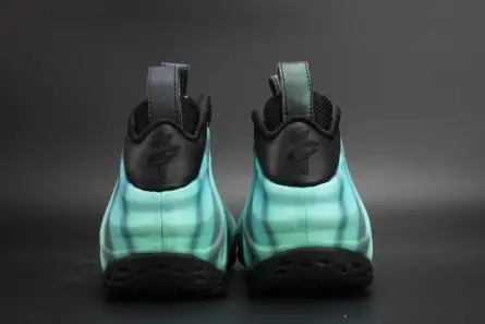 Refined 3470 Nike Air Foamposite One "Northern Lights" Black Green mens 840559-001 