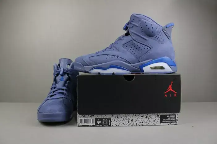 Refined 3818 Air Jordan 6 Jimmy Butler Diffused Blue 384664-400 