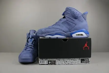 Refined 3818 Air Jordan 6 Jimmy Butler Diffused Blue 384664-400 