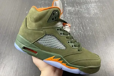 Refined 7375 Air Jordan 5 “Olive” DD0587-308 