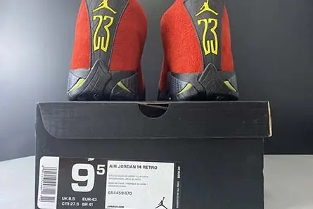 Reliable 2549 Air Jordan 14 “Ferrari” 654459-670 
