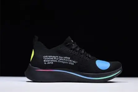 Reliable 4745 Nike x Off-White Zoom Fly Mercurial Flyknit Black mens AO2115-001 