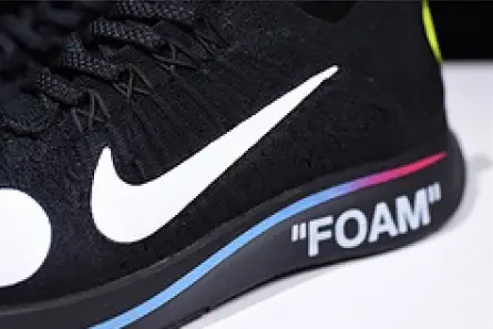 Reliable 4745 Nike x Off-White Zoom Fly Mercurial Flyknit Black mens AO2115-001 