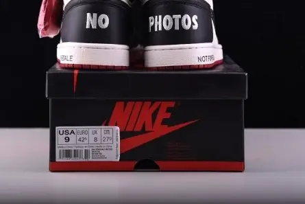 Reliable 9810 Air Jordan 1 No Ls Not For Resale Varsity Red 861428-106 