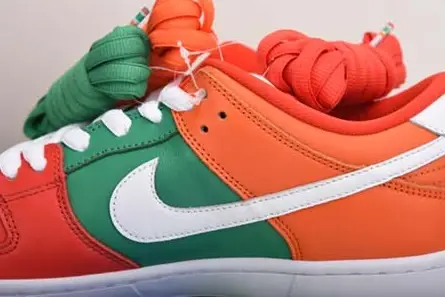 Resilient 5459 Nike Dunk Low Orange Green White CZ5130-600  ABB52