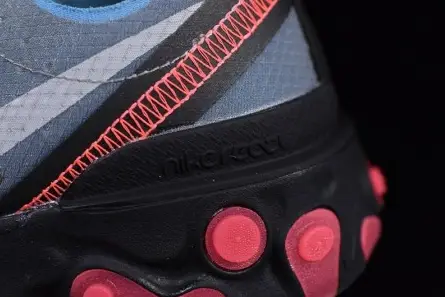 Resilient 8825 Nike React Element 87 Blue Chill Solar Red AQ1090-006 