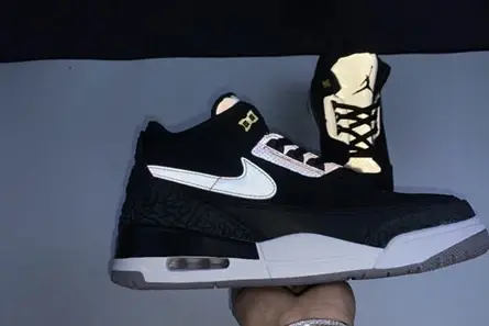 Resilient 951 Jordan 3 Retro Tinker Black Cement Gold CK4348-007 