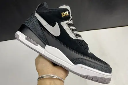 Resilient 951 Jordan 3 Retro Tinker Black Cement Gold CK4348-007 