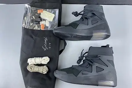 Sleek 4922 NIKE AIR FEAR OF GOD 1 TRIPLE BLACK - AR4237-005 