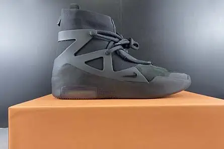 Sleek 4922 NIKE AIR FEAR OF GOD 1 TRIPLE BLACK - AR4237-005 