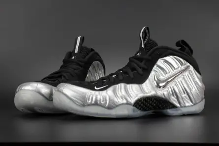 SmartChoice 5109 Nike Air Foamposite Pro PRM "Silver Surfer" metallic silver mens 616750-004 