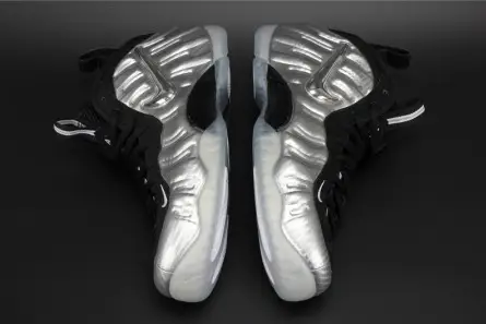 SmartChoice 5109 Nike Air Foamposite Pro PRM "Silver Surfer" metallic silver mens 616750-004 