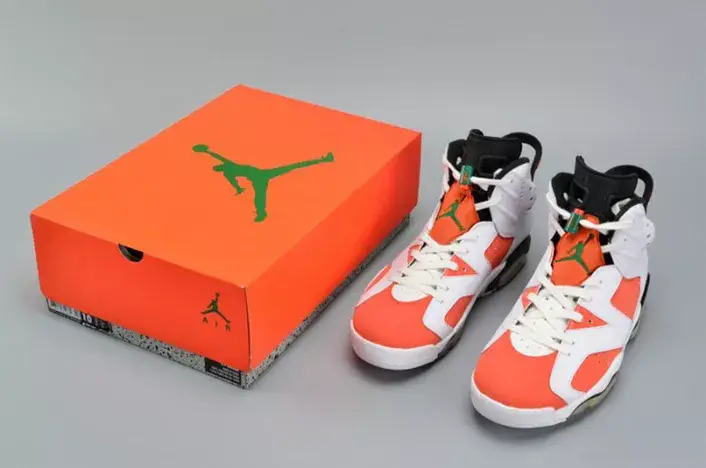 Sophisticated 4757 Jordan 6 Retro Gatorade Like Mike White 384664-145  ECA444