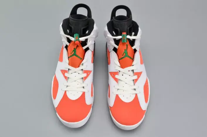 Sophisticated 4757 Jordan 6 Retro Gatorade Like Mike White 384664-145 