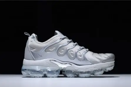 SportInspired 5651 Nike VaporMax Plus "Triple White" Pure Platinum mens  924453-100 