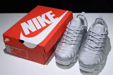SportInspired 5651 Nike VaporMax Plus "Triple White" Pure Platinum mens  924453-100 