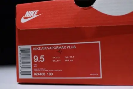 SportInspired 5651 Nike VaporMax Plus "Triple White" Pure Platinum mens  924453-100 