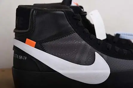 StreetReady 1866 Off-White Nike Blazer Black AA3832-001 