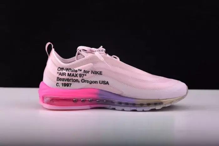 StreetReady 7072 Off-White Nike Air Max 97 Rose AJ4585-600 