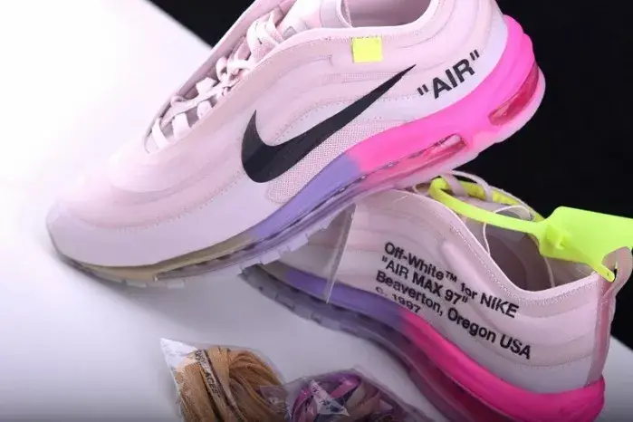 StreetReady 7072 Off-White Nike Air Max 97 Rose AJ4585-600 