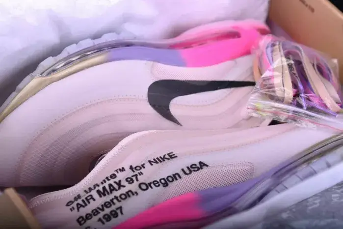 StreetReady 7072 Off-White Nike Air Max 97 Rose AJ4585-600 