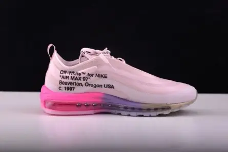 StreetReady 7072 Off-White Nike Air Max 97 Rose AJ4585-600 