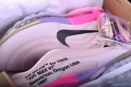 StreetReady 7072 Off-White Nike Air Max 97 Rose AJ4585-600 