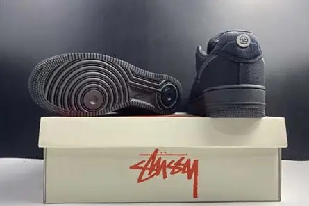 Stussy x Nike Air Force 1 Low “Black” CZ9084-001 Minimalist 6017 