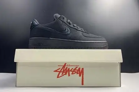 Stussy x Nike Air Force 1 Low “Black” CZ9084-001 Minimalist 6017  CEDF1430