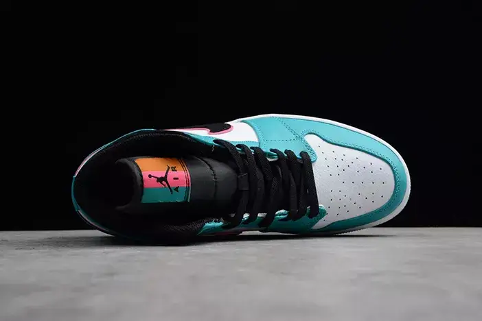 Stylish 3504 Air Jordan 1 Mid South Beach 852542-306 